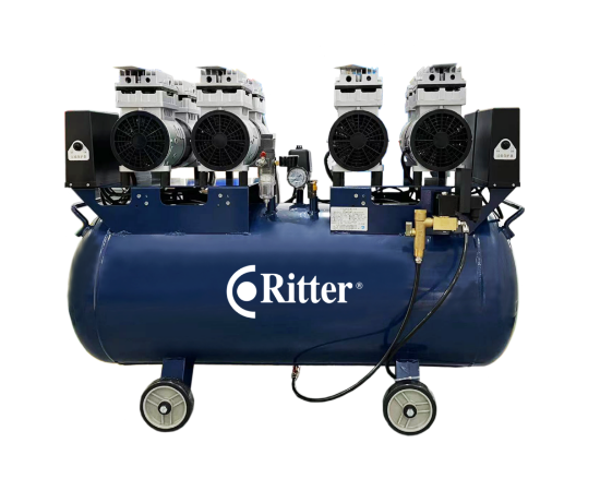 Ritter Dental. Compressor RA 7/4 D 4 HP (4 X 1 ) 220V